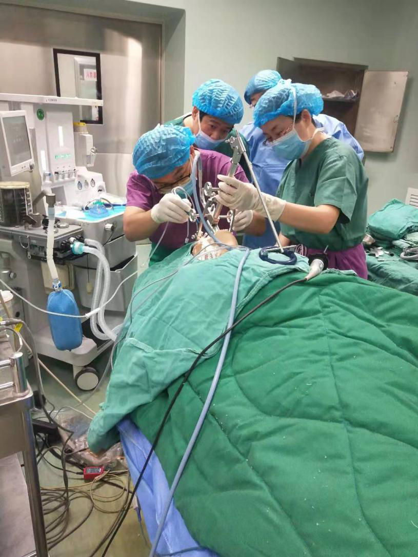 济阳区人民医院耳鼻喉科成功开展支撑喉镜下舌根肿物切除术